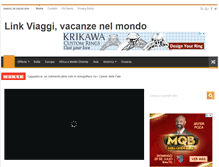 Tablet Screenshot of linkviaggi.com